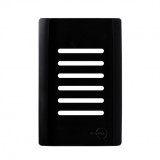 Placa P/ 6 Interruptores (Especial) - Novara Preto Brilhante